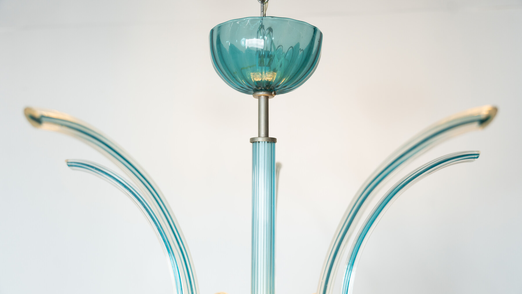 Murano Fountain Chandelier N° 99.35 by Venini, Italy, 1975