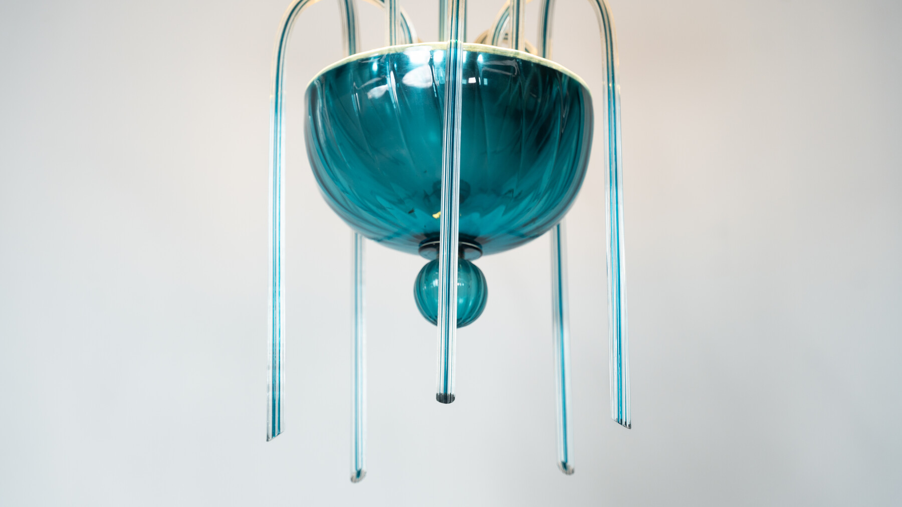 Murano Fountain Chandelier N° 99.35 by Venini, Italy, 1975