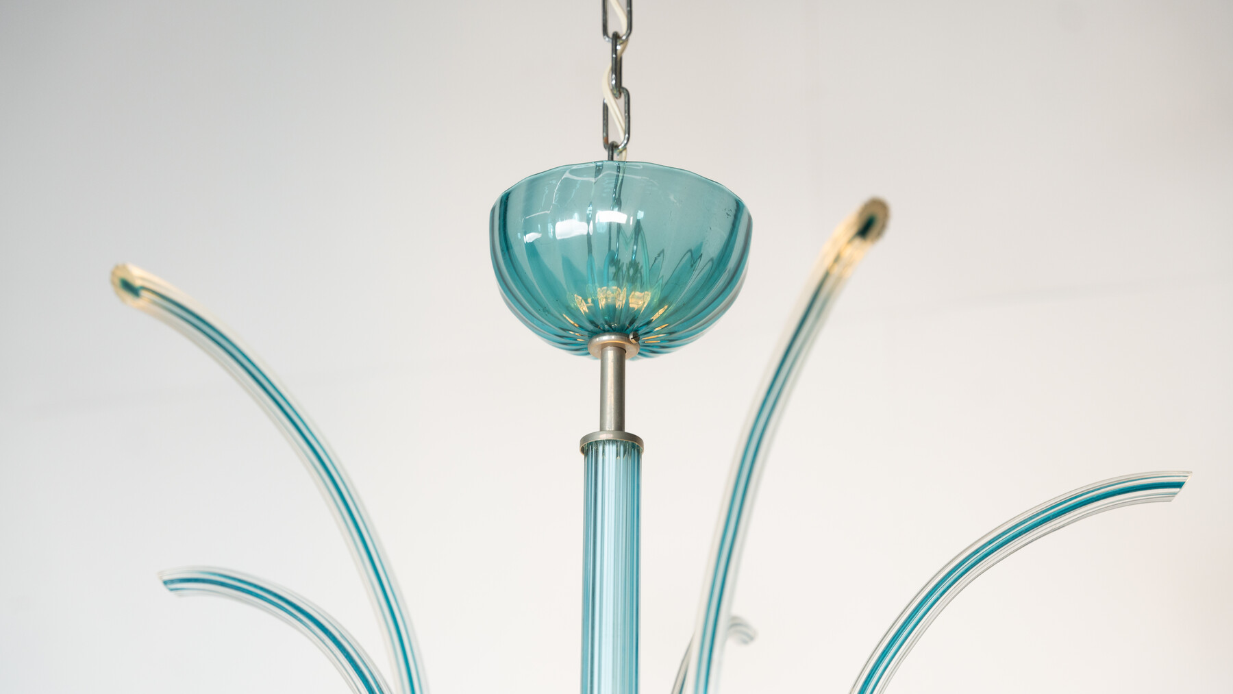 Murano Fountain Chandelier N° 99.35 by Venini, Italy, 1975