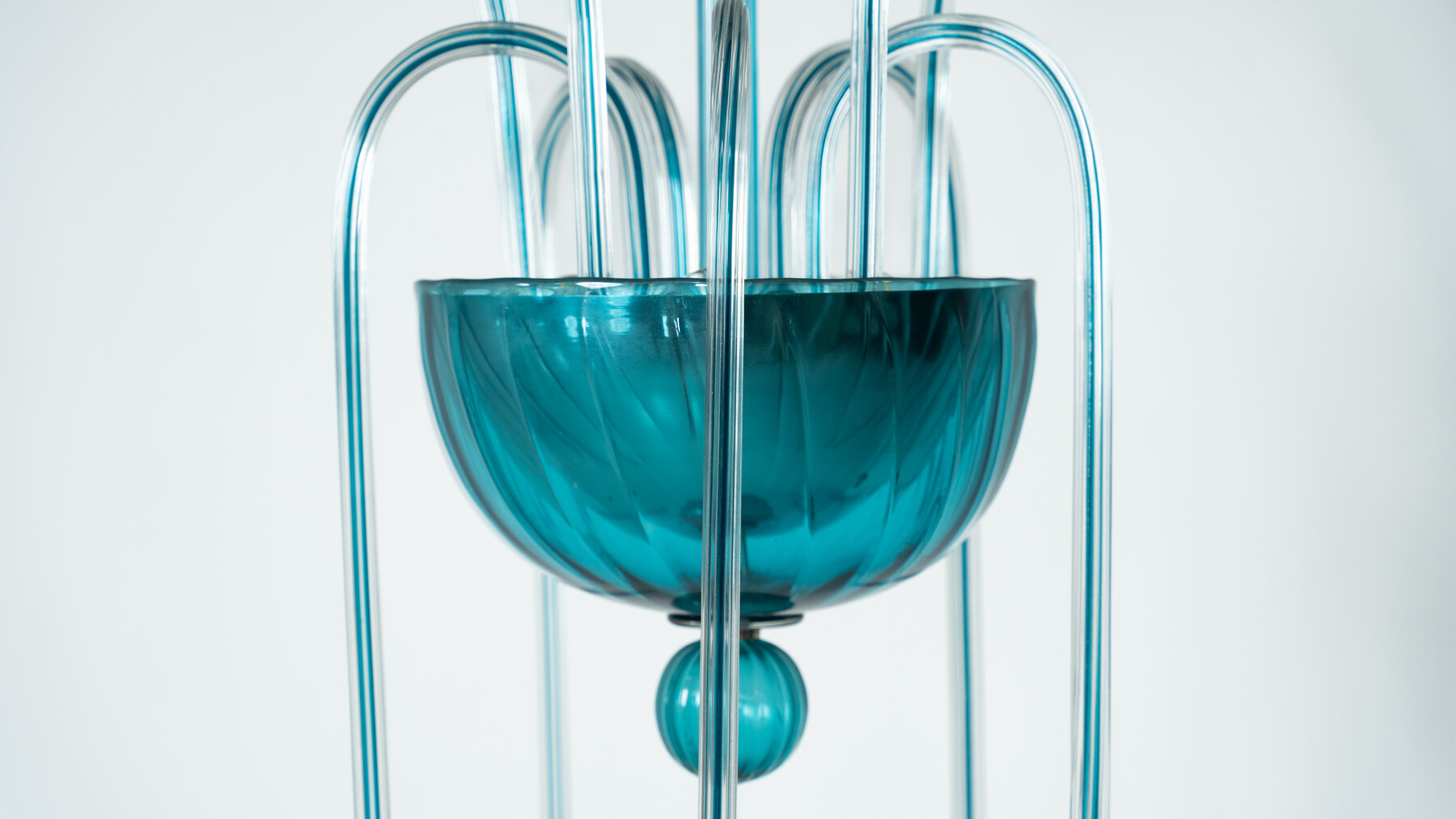 Murano Fountain Chandelier N° 99.35 by Venini, Italy, 1975