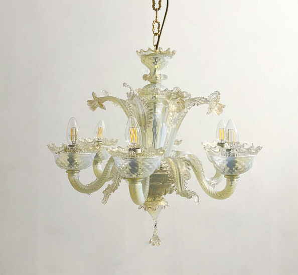 Murano Glass Chandelier, 1950s