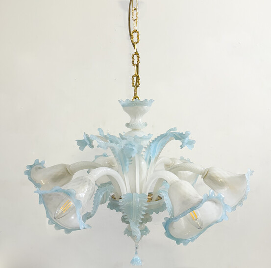 Murano Glass Chandelier, 1950s