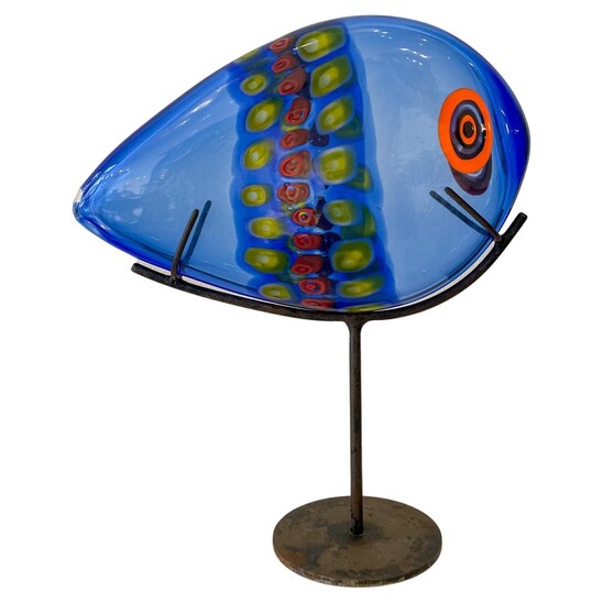 Murano Glass Fish by Gianmaria Potenza, Murano, Italy, 1960