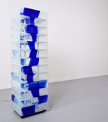 Murano glass floor lamp by Carlo Nason for Mazzega - c.1960s