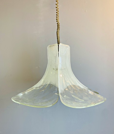 Murano Glass Hanging Lamp by Carlo Nason, 1960s