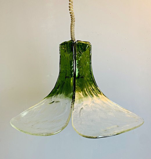 Murano Glass Hanging Lamp by Carlo Nason, 1960s