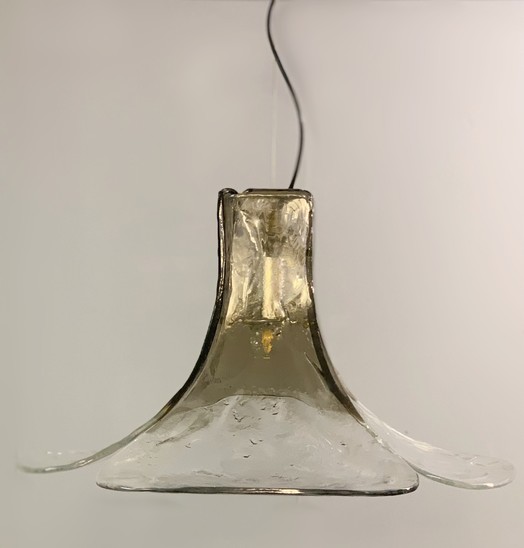 Murano Glass Hanging Lamp By Carlo Nason For AV Mazzega, 1960s