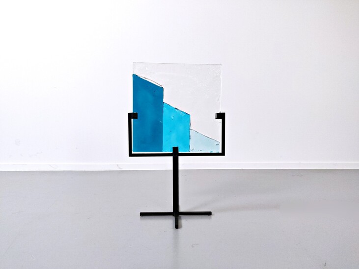 Murano Glass Panel attributed to Carlo Nason, 1960s