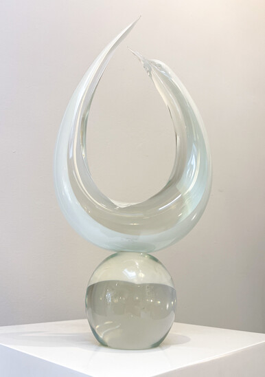Murano Glass Sculpture by Livio Seguso, Italy