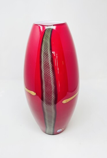 Murano Glass Vase by Antonio da Ros for Cenedese, 1980s