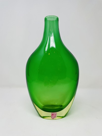 Murano Glass Vase by Flavio Poli for Seguso Vetri d'Arte