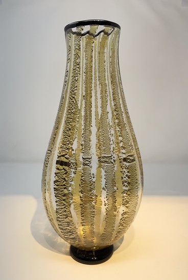 Murano Glass Vase By Seguso Viro, 1990s
