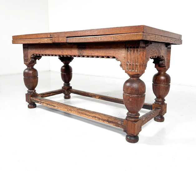  Oak Dining Table, Germany, 18th Century