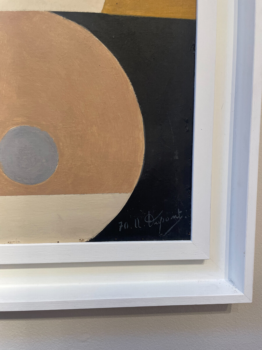 Oil on Canvas by Armilde Dupont, Belgium, 1970s