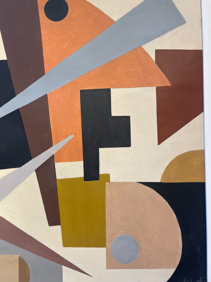 Oil on Canvas by Armilde Dupont, Belgium, 1970s