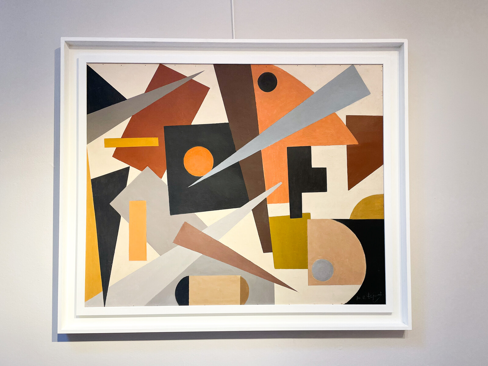 Oil on Canvas by Armilde Dupont, Belgium, 1970s
