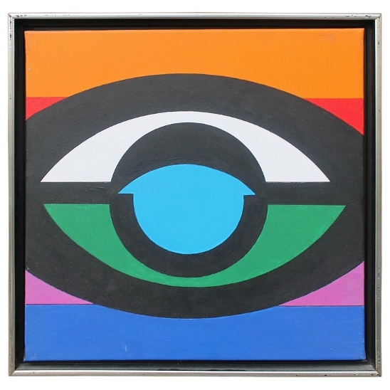 Oil on canvas by Guy Vandenbranden - Belgium 2000