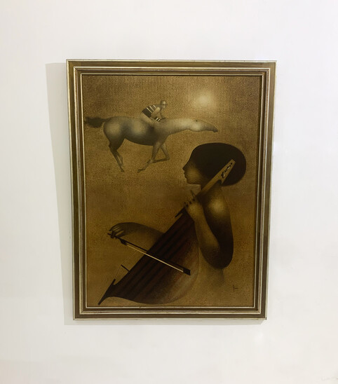 Oil on Canvas by Maurice Musin,Signed, Belgium