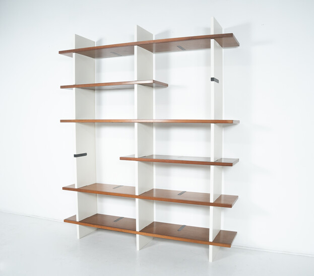 ookshelf model 'Domino' by Eugenio Gerli for Tecno Milano -1966