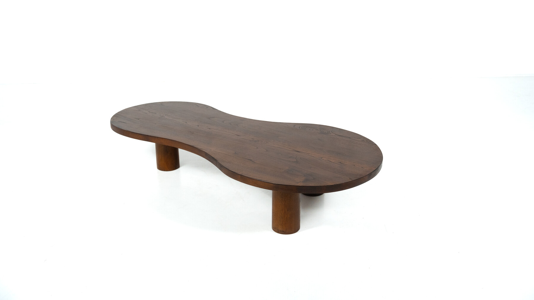 Organic Shaped  Wooden Coffee Table, Contemporary, Italy