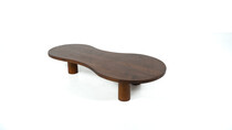Organic Shaped  Wooden Coffee Table, Contemporary, Italy
