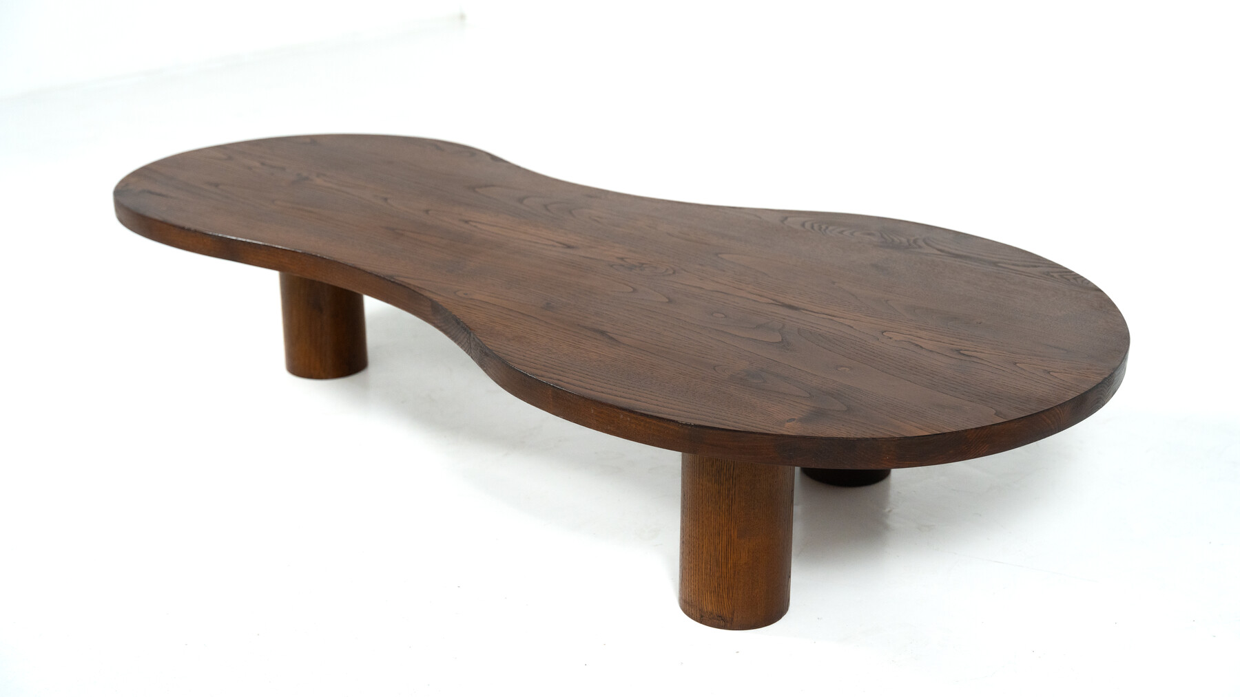 Organic Shaped  Wooden Coffee Table, Contemporary, Italy
