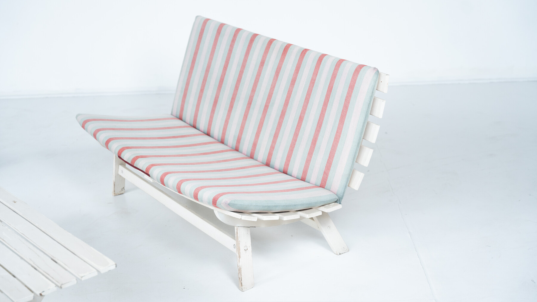 Outdoor Seating Set, Original Upholstery, Italy 