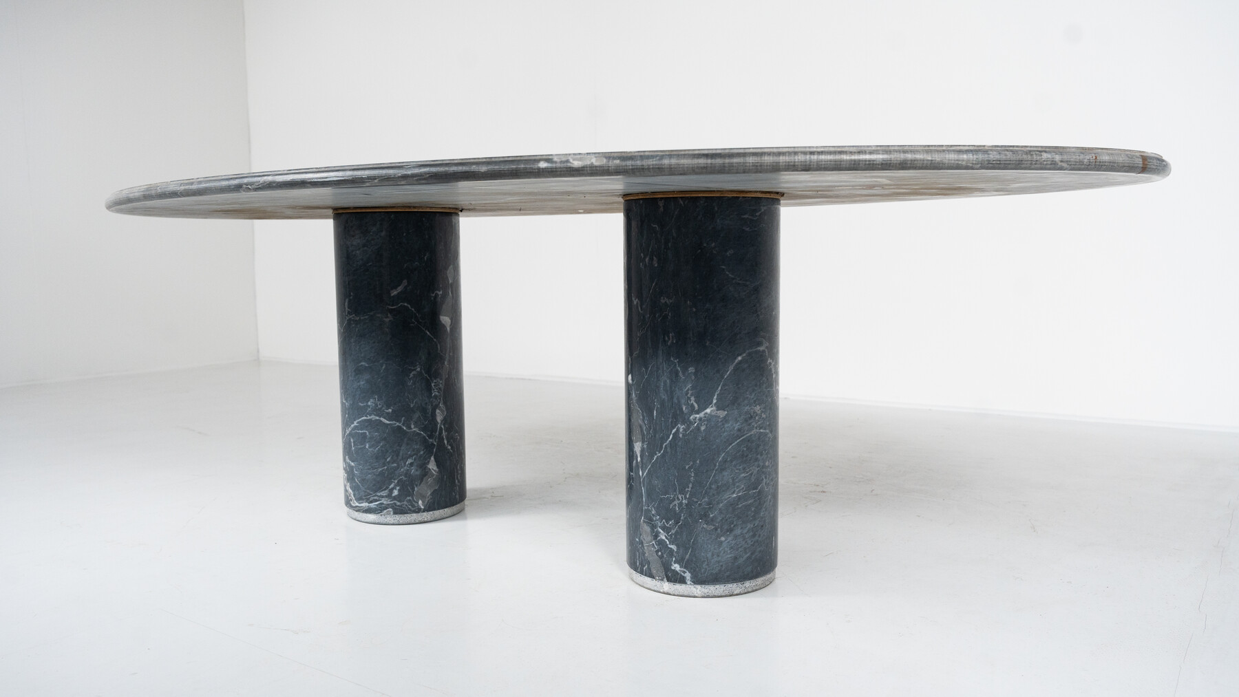 Ovale del Giardiniere Table by Achille Castiglioni for Upgroup, Marble, 1980s