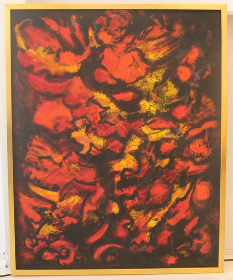 Painting by Braconnier - Liège