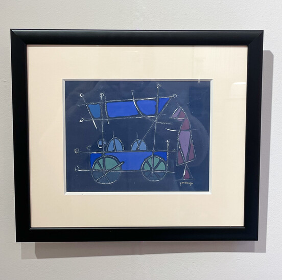 Painting by Yvon Adam, Belgium