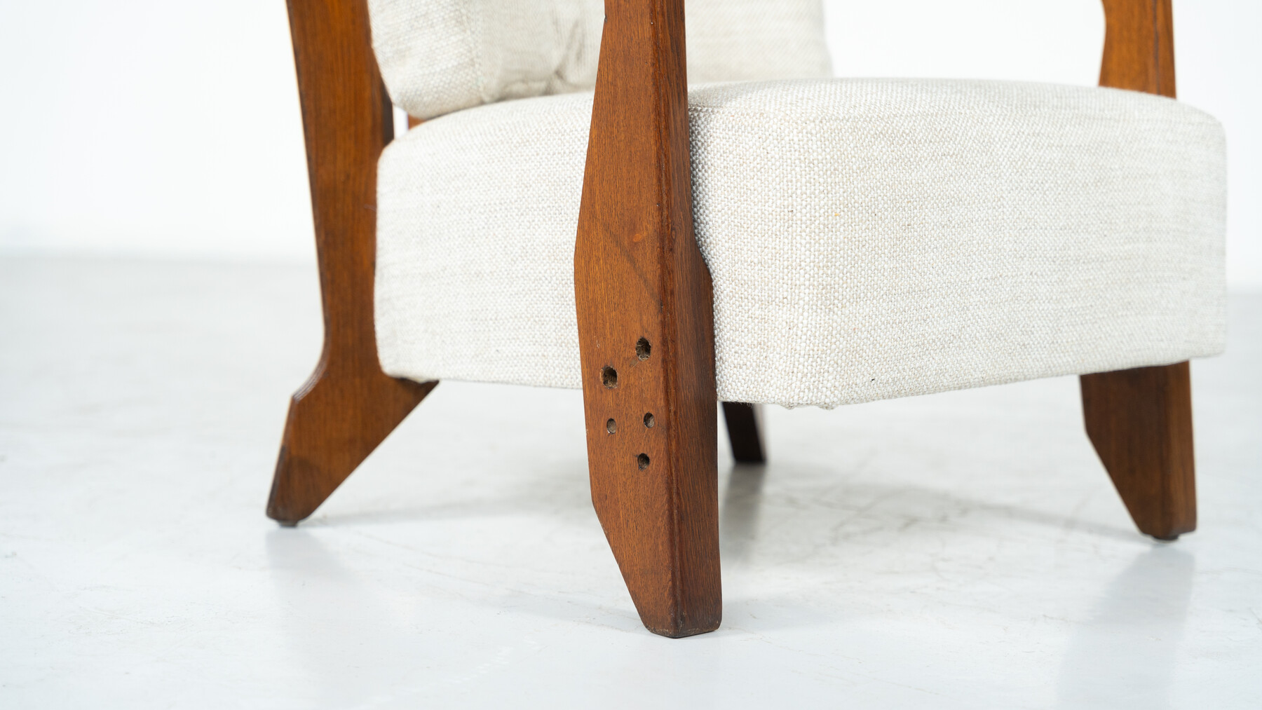 Pair of Amrchairs Monsieur/ Madame by Guillerme and Chambron for Votre Maison, 1950s