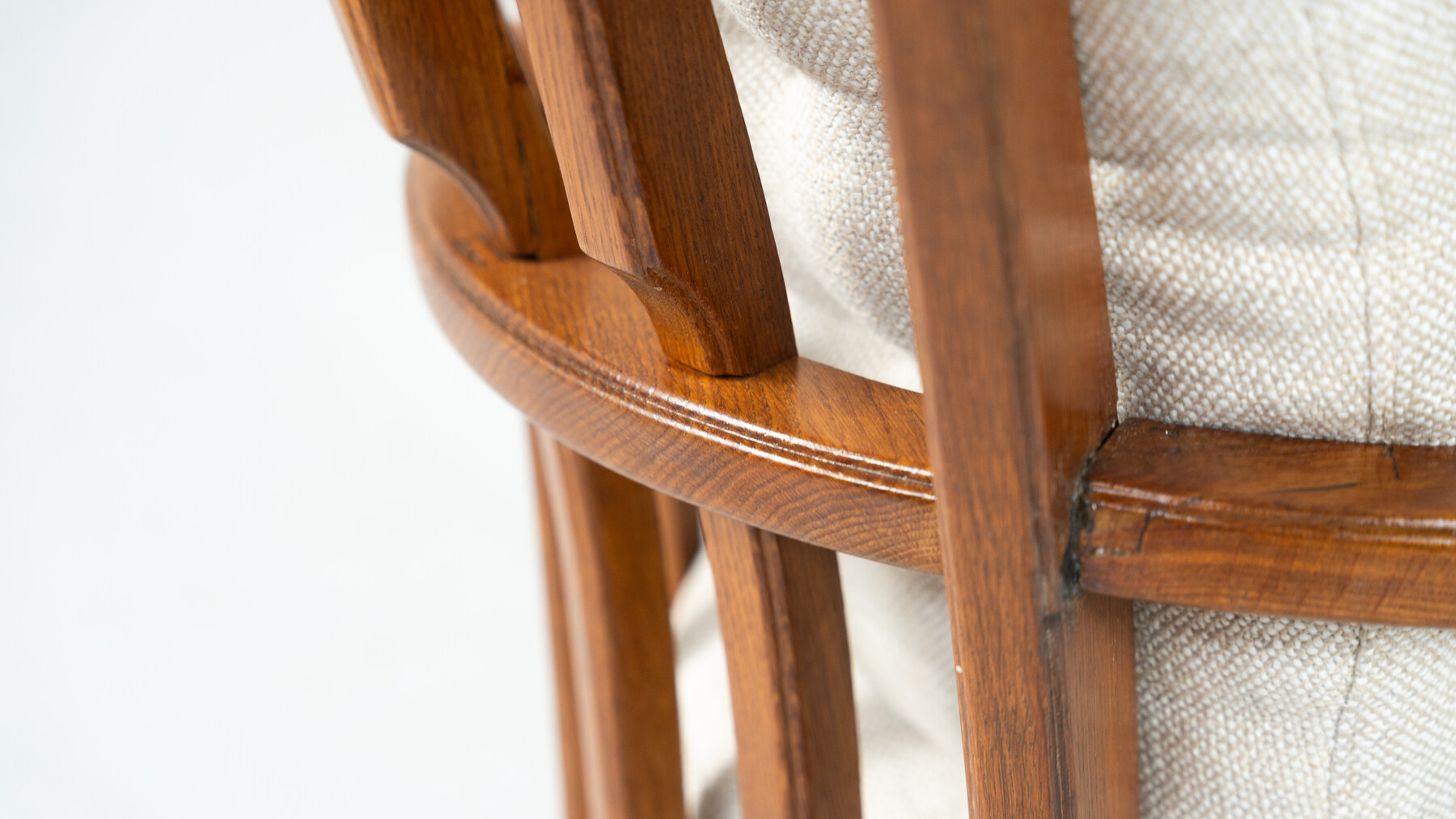 Pair of Amrchairs Monsieur/ Madame by Guillerme and Chambron for Votre Maison, 1950s