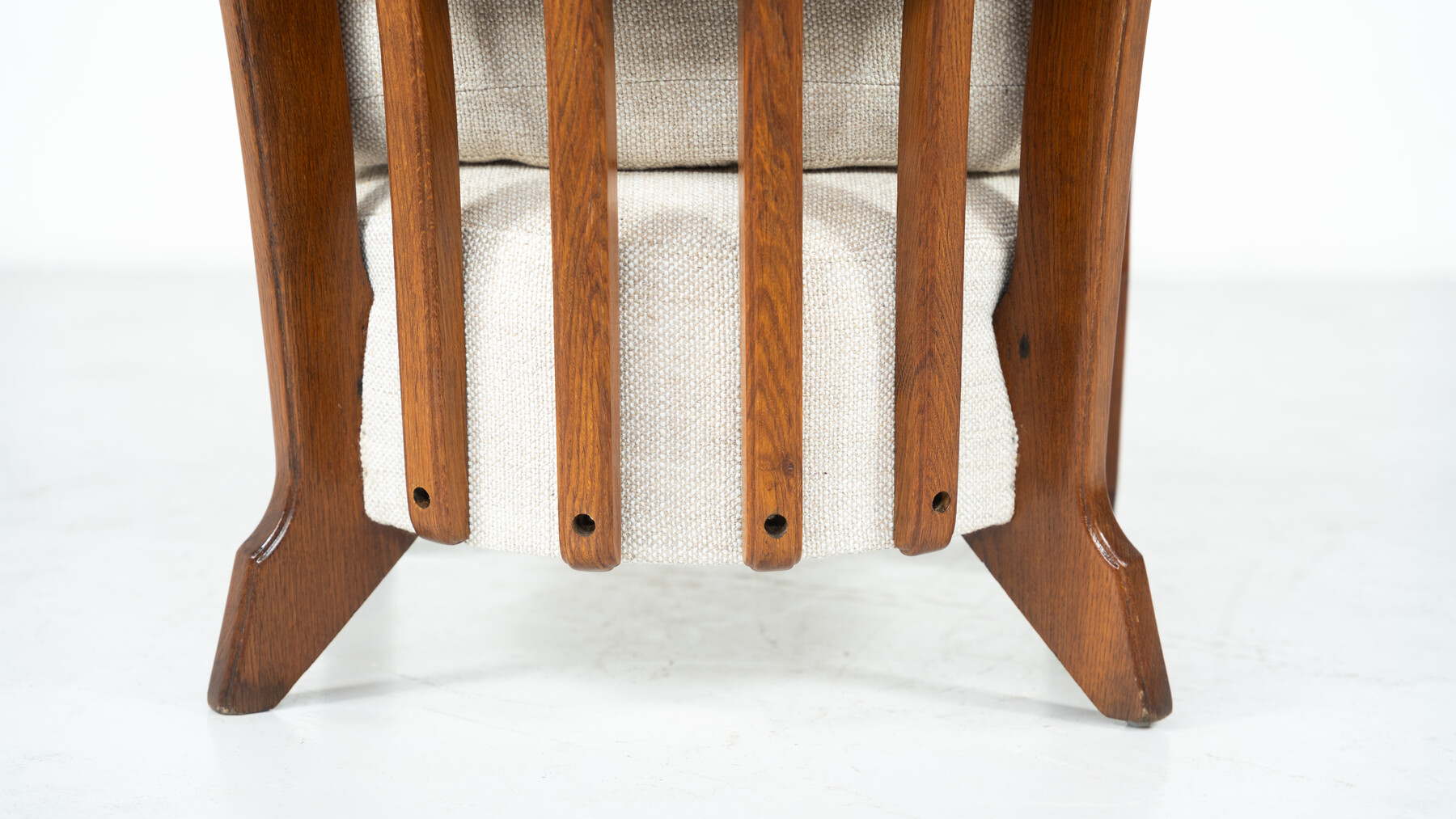 Pair of Amrchairs Monsieur/ Madame by Guillerme and Chambron for Votre Maison, 1950s