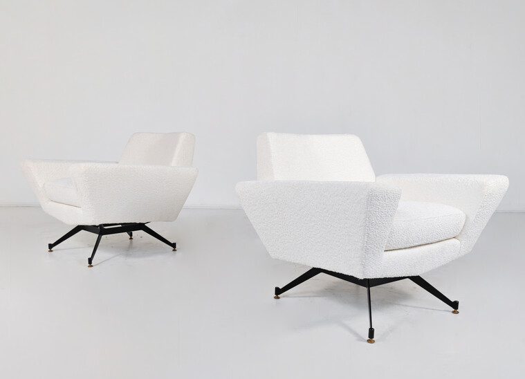 Pair of Armchairs by Studio Tecnico A.P.A, circa 1950