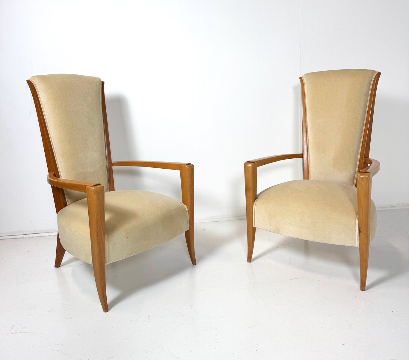 Pair of Art Deco Armchairs by André Sol,France