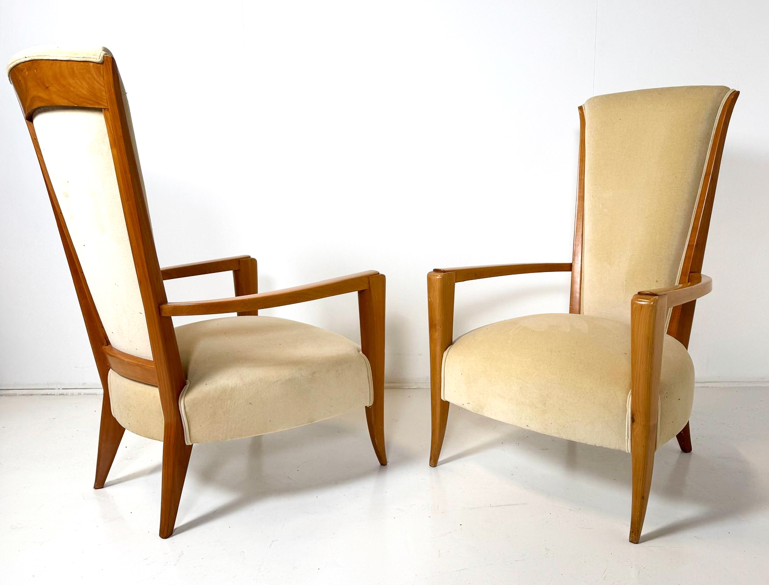 Pair of Art Deco Armchairs by André Sol,France