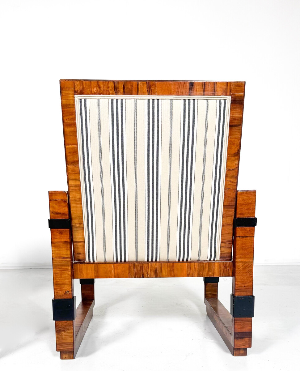 Pair of Art Deco Armchairs - New Upholstery