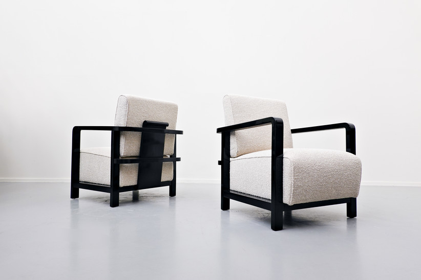  Pair Of Art Deco Club Chairs 