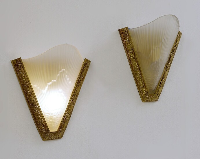 Pair Of Art Deco Sonces