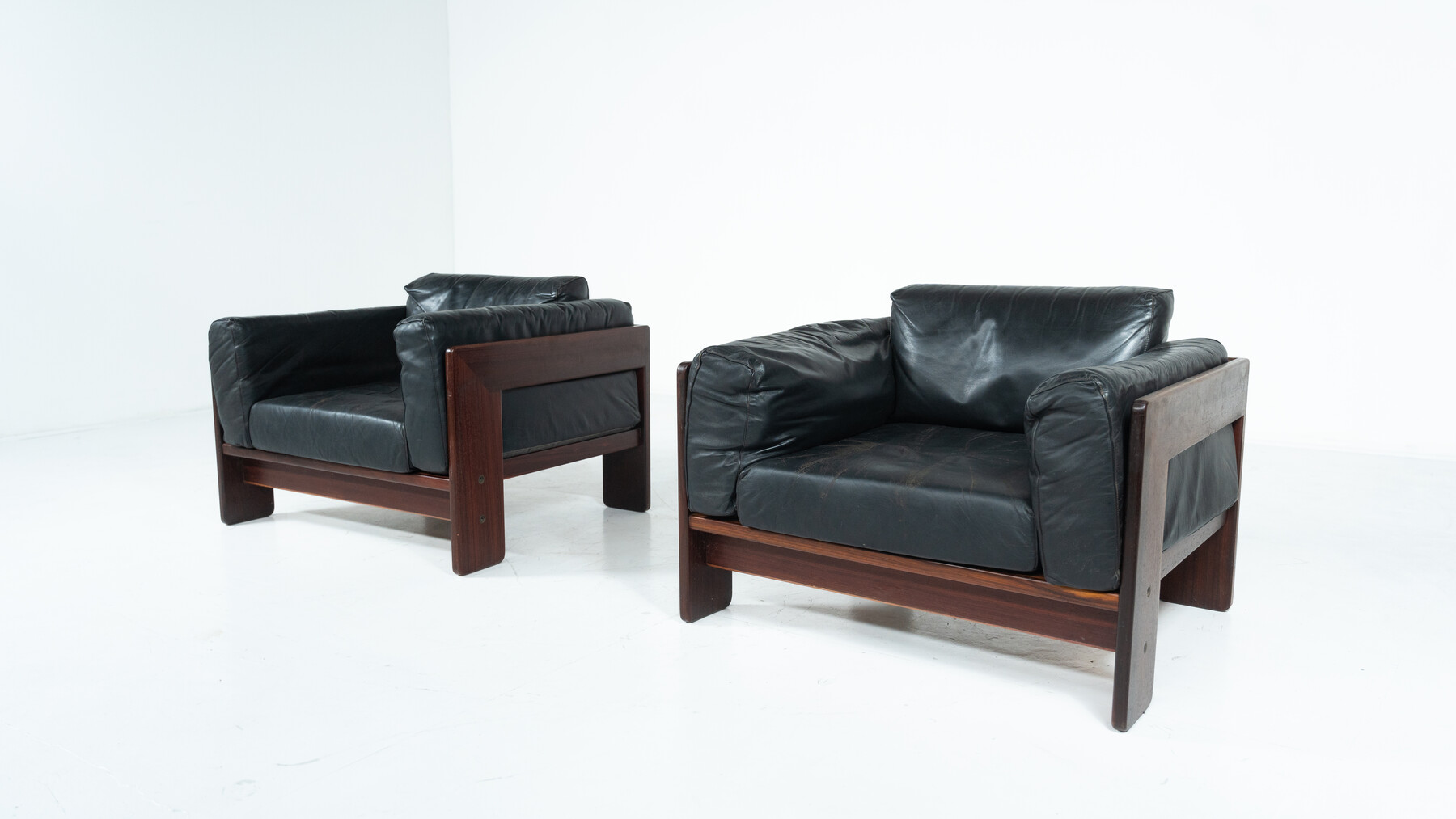 Pair of Bastiano Armchairs by Tobia Scarpa for Knoll, Italy, 1962