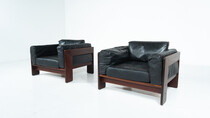 Pair of Bastiano Armchairs by Tobia Scarpa for Knoll, Italy, 1962