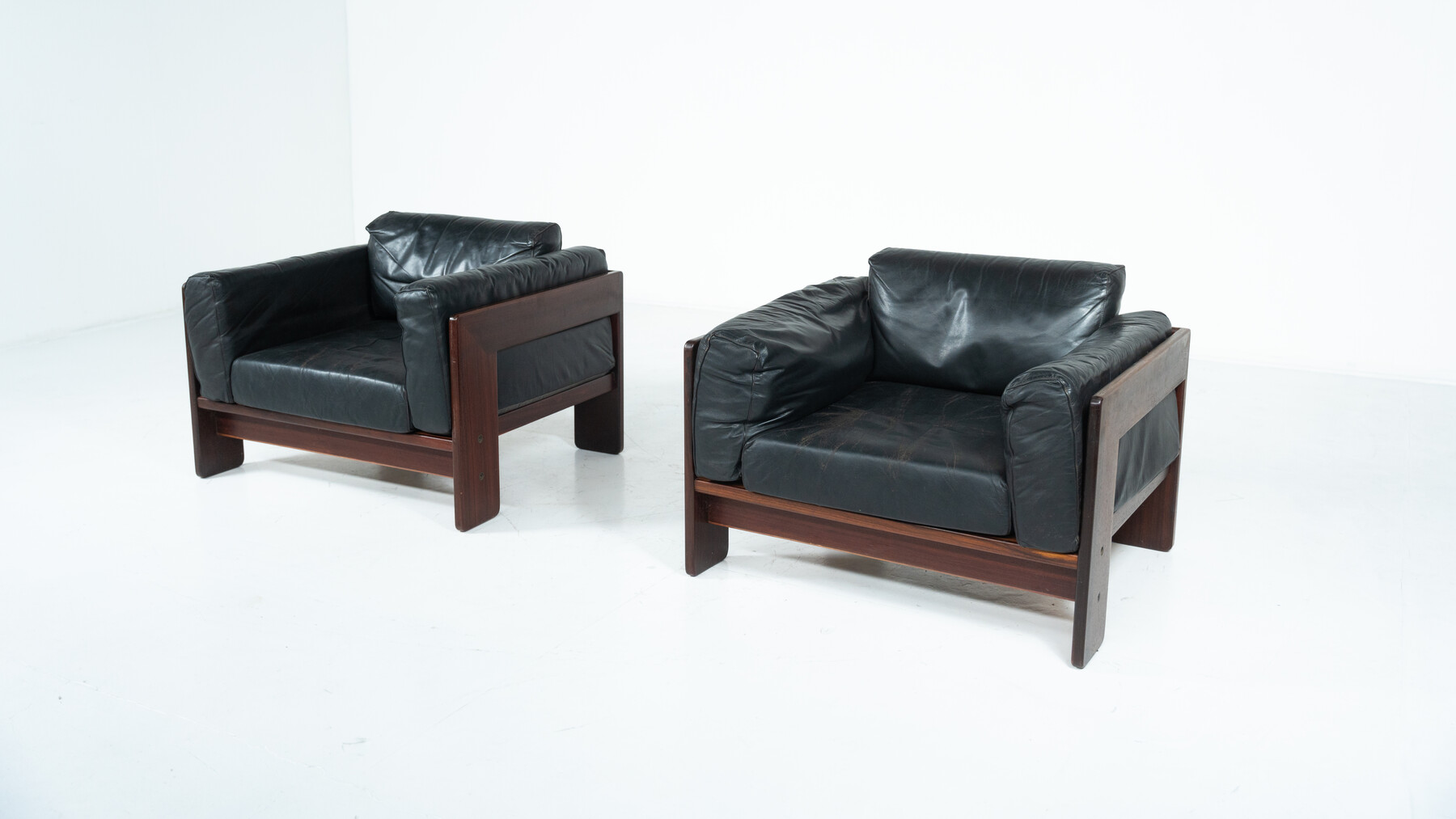 Pair of Bastiano Armchairs by Tobia Scarpa for Knoll, Italy, 1962
