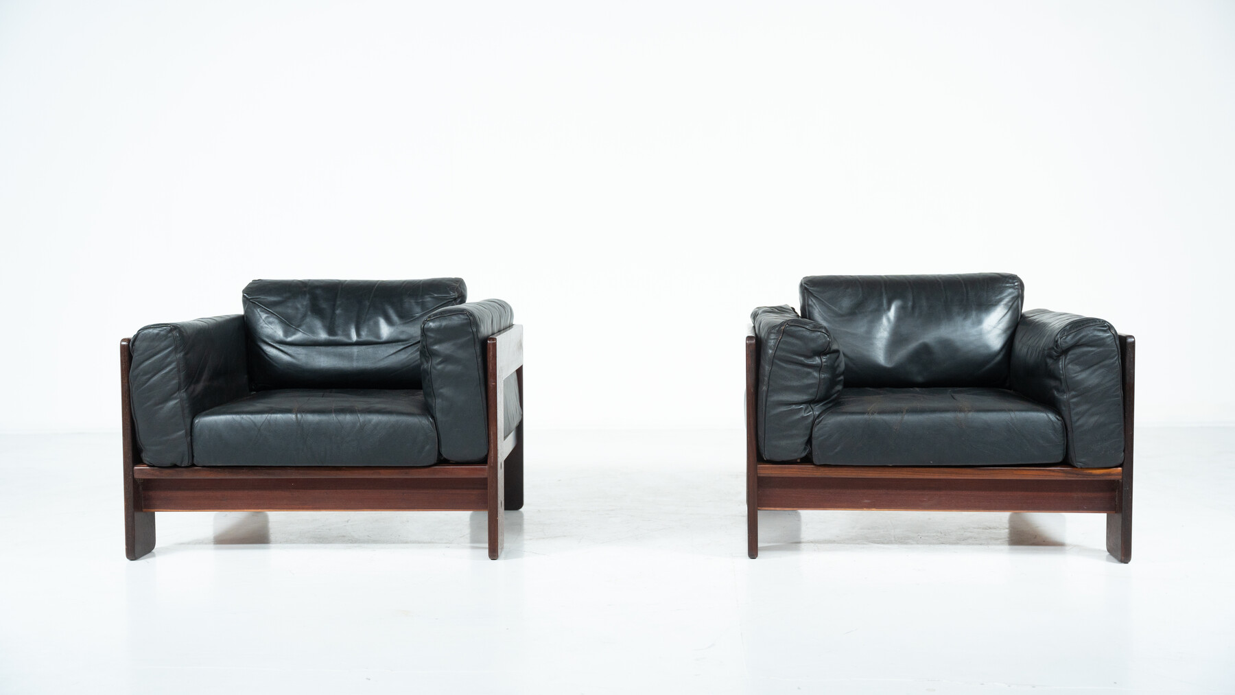 Pair of Bastiano Armchairs by Tobia Scarpa for Knoll, Italy, 1962