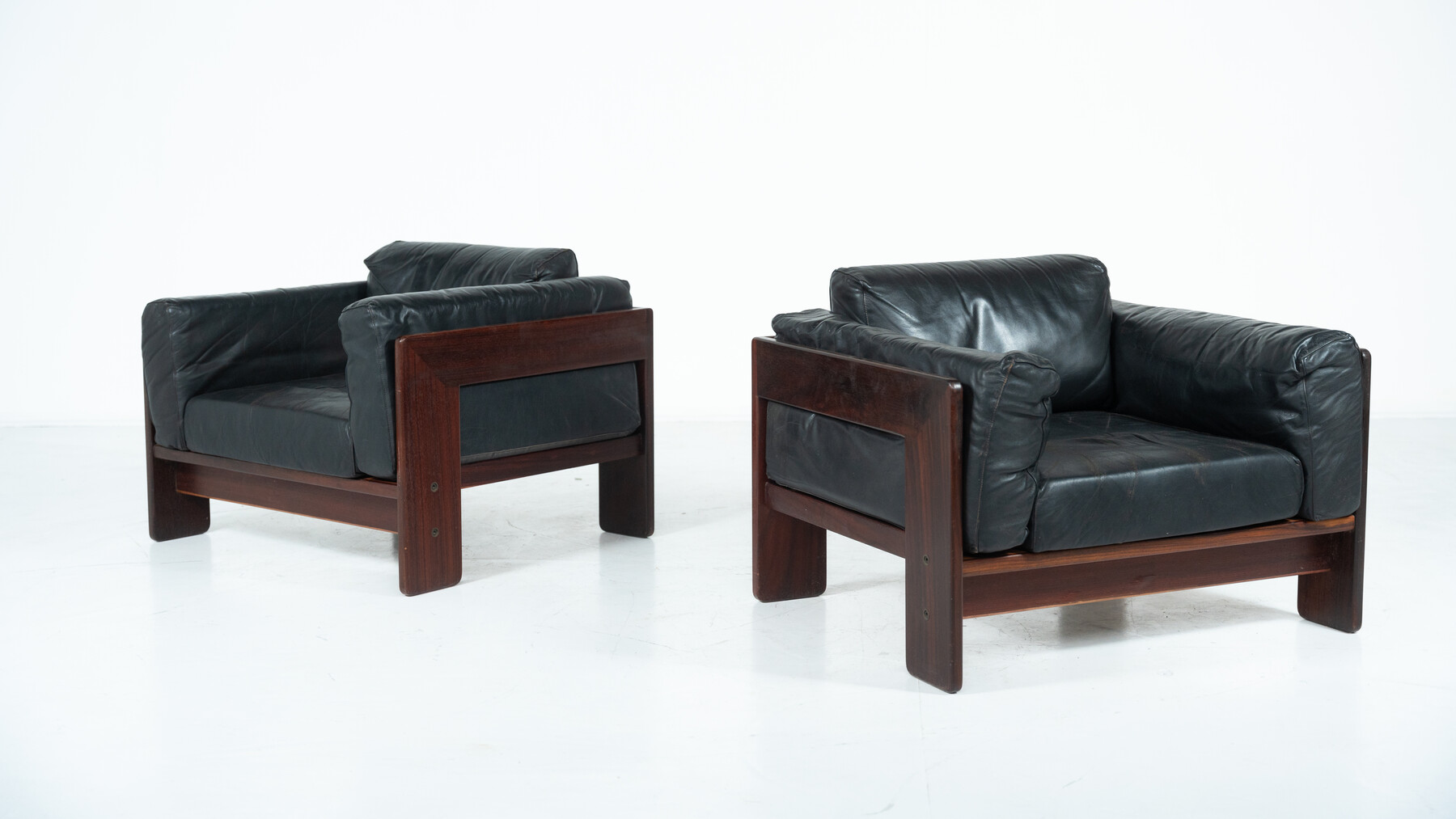 Pair of Bastiano Armchairs by Tobia Scarpa for Knoll, Italy, 1962