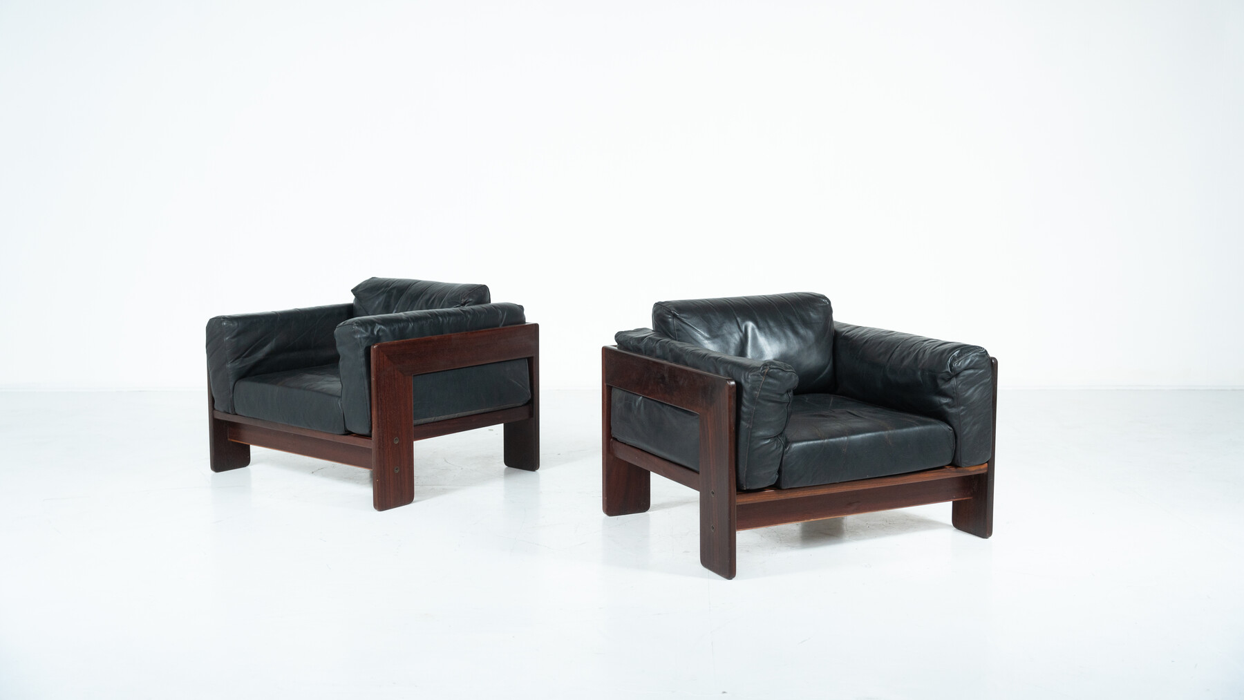 Pair of Bastiano Armchairs by Tobia Scarpa for Knoll, Italy, 1962