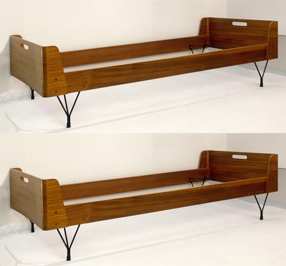 Pair Of Beds by Rima And Designed By Gaston Rinaldi - Italy 1950s
