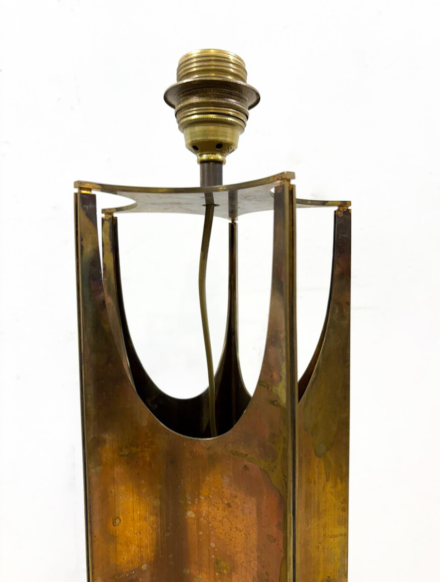 Pair of Brutalist Table Lamps in the Style of Maurizio Tempestini, Italy, 1970s