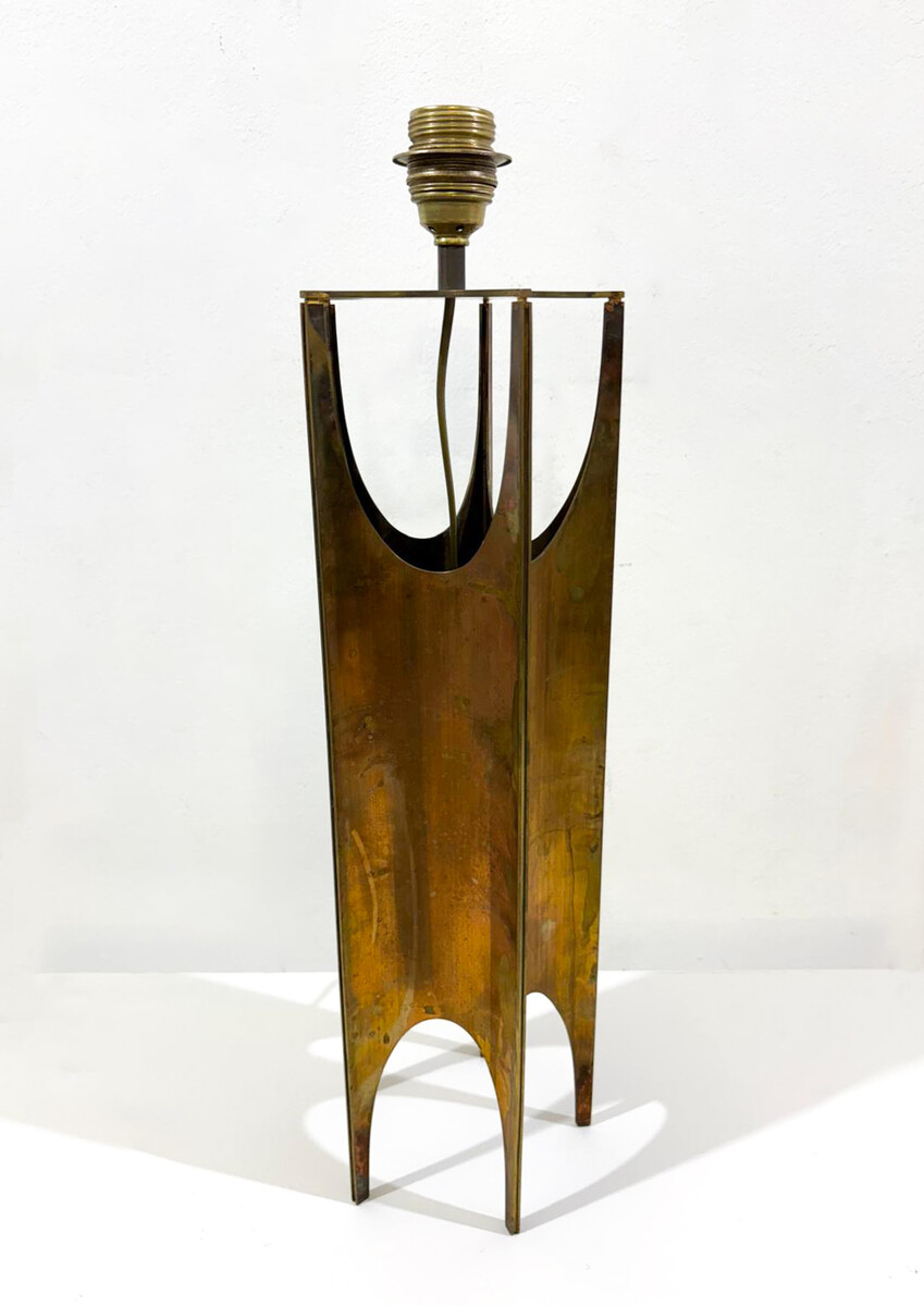 Pair of Brutalist Table Lamps in the Style of Maurizio Tempestini, Italy, 1970s