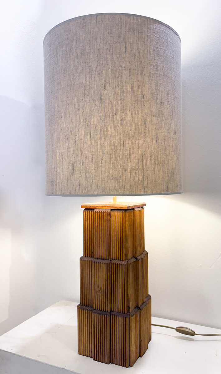 Pair of Contemporary Large Table Lamps 