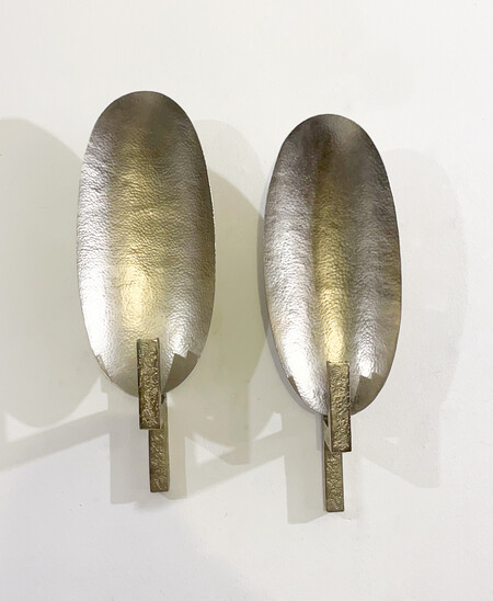 Pair of Coque Sconces by Hervé van der Straeten, France